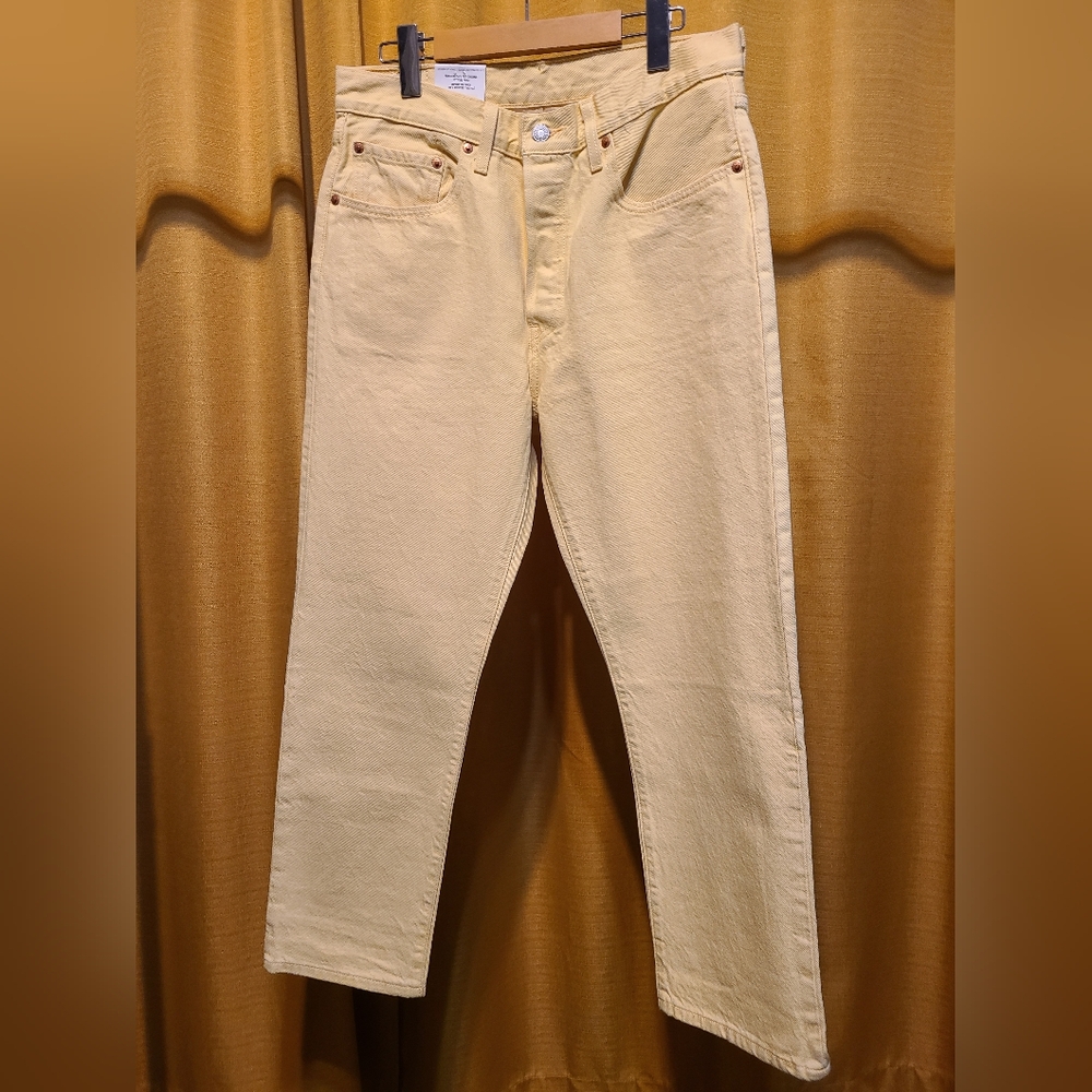 NWT Levi's Fresh 501 Original Cropped - Size 30 - Picture 1 of 6